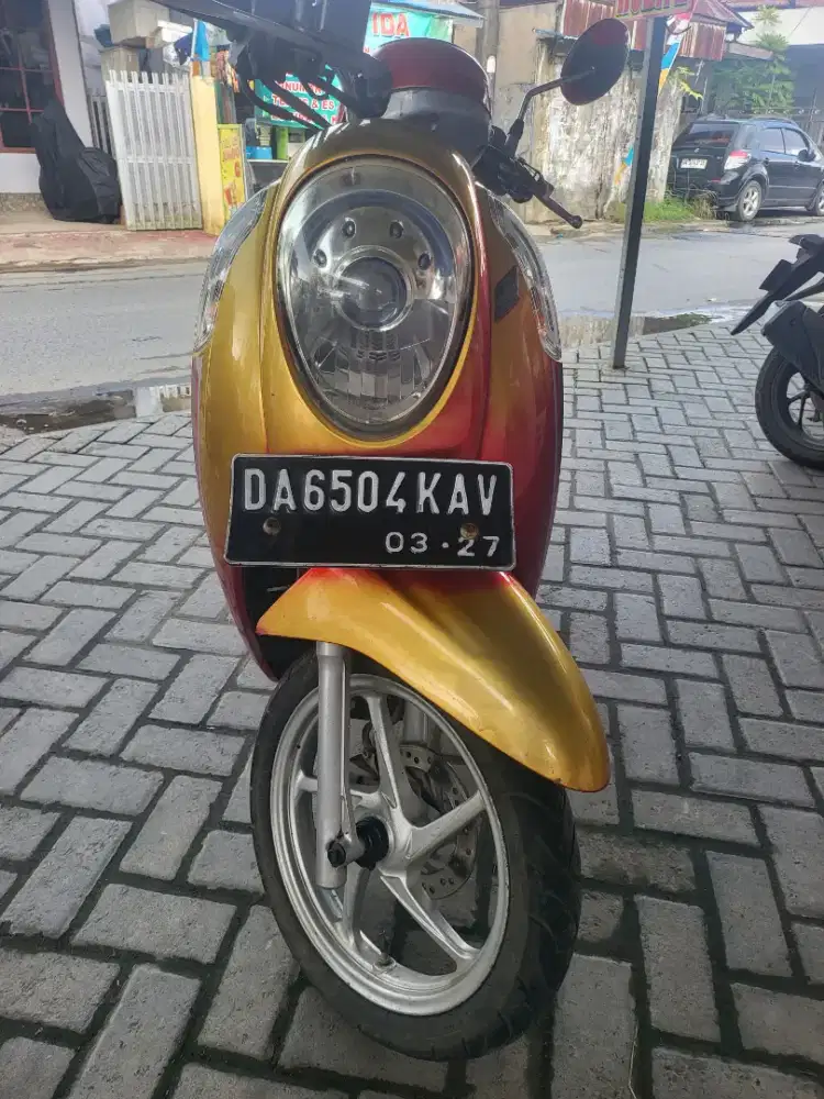 Scoopy 2017 siap pakai mesin aman