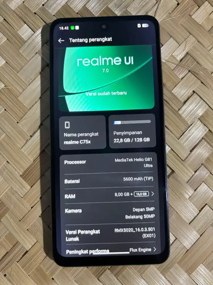 Realme C75x NFC