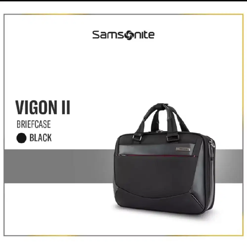 Tas laptop dan kerja pria Samsonite