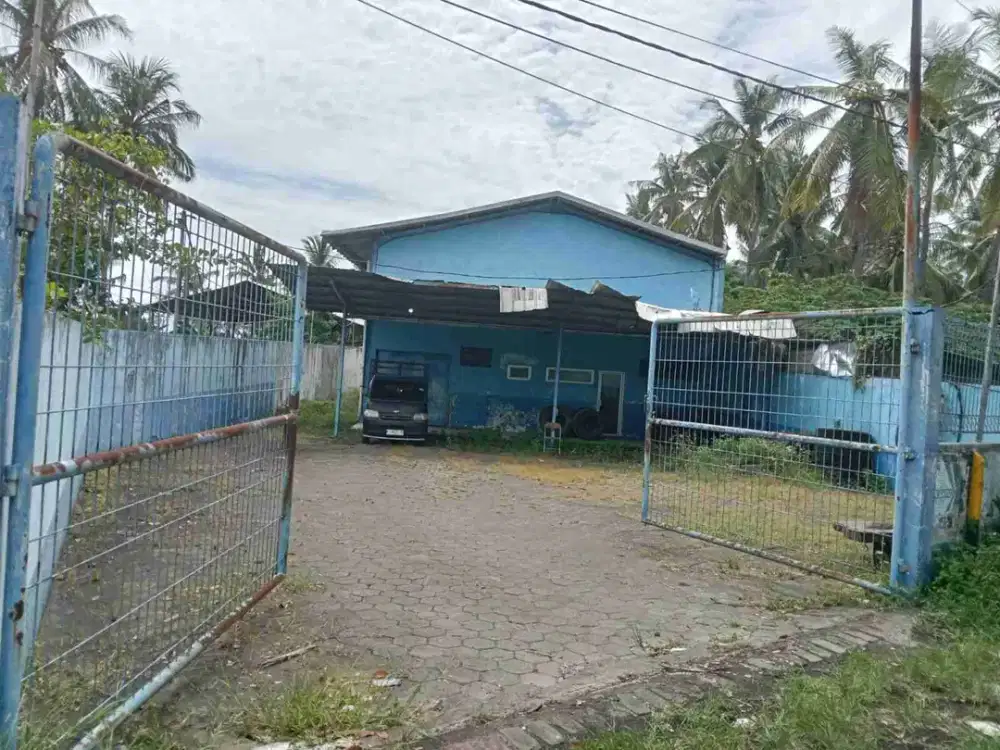 Gudang Nol Jalan Raya  Raden Wijaya Banyuwangi. Siap Pakai. Halaman Luas