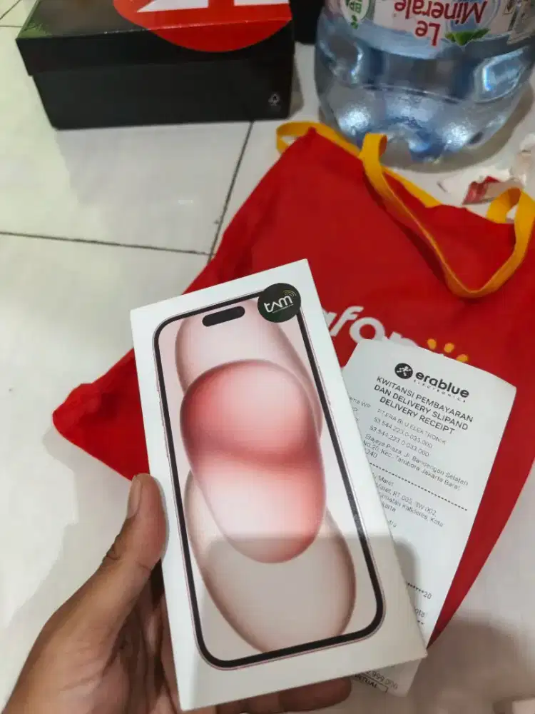 Iphone 15 pink segel 128gb ( BNIB )