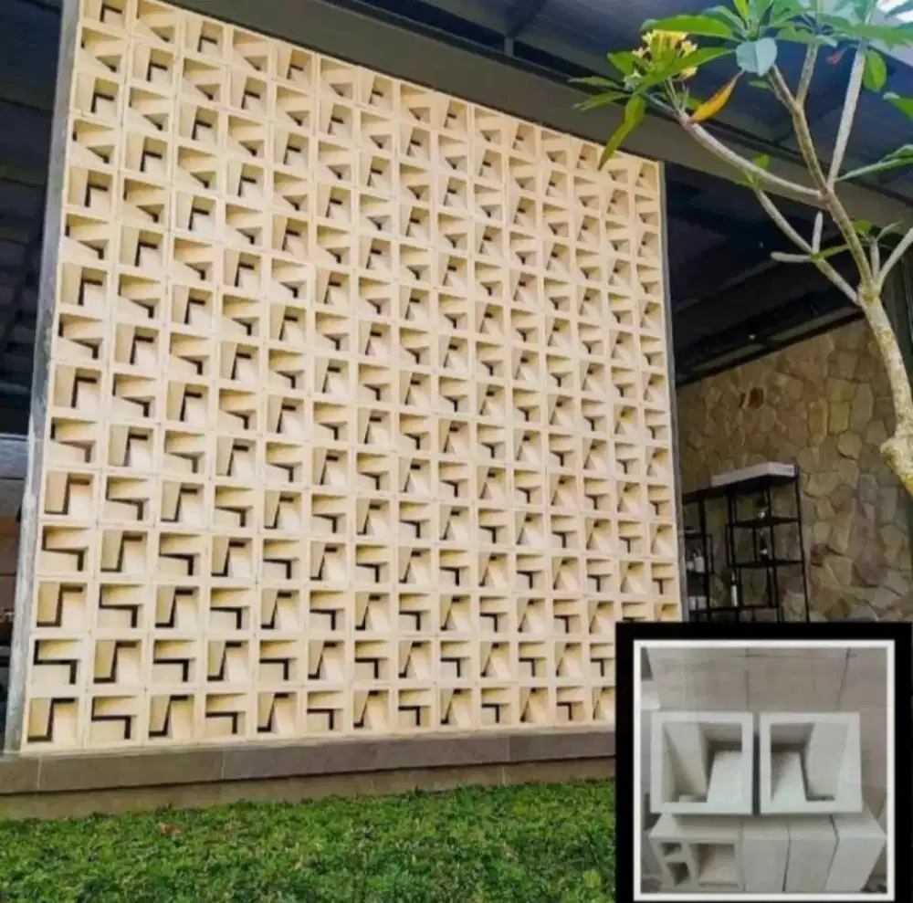 Roster Beton 20x20 cm – Motif Berlubang Angin – Kuat & Presisi