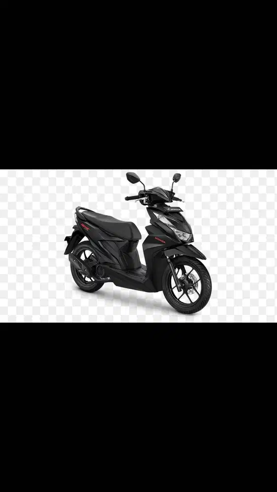 Motor honda beat deluxe warna hitam th 2025