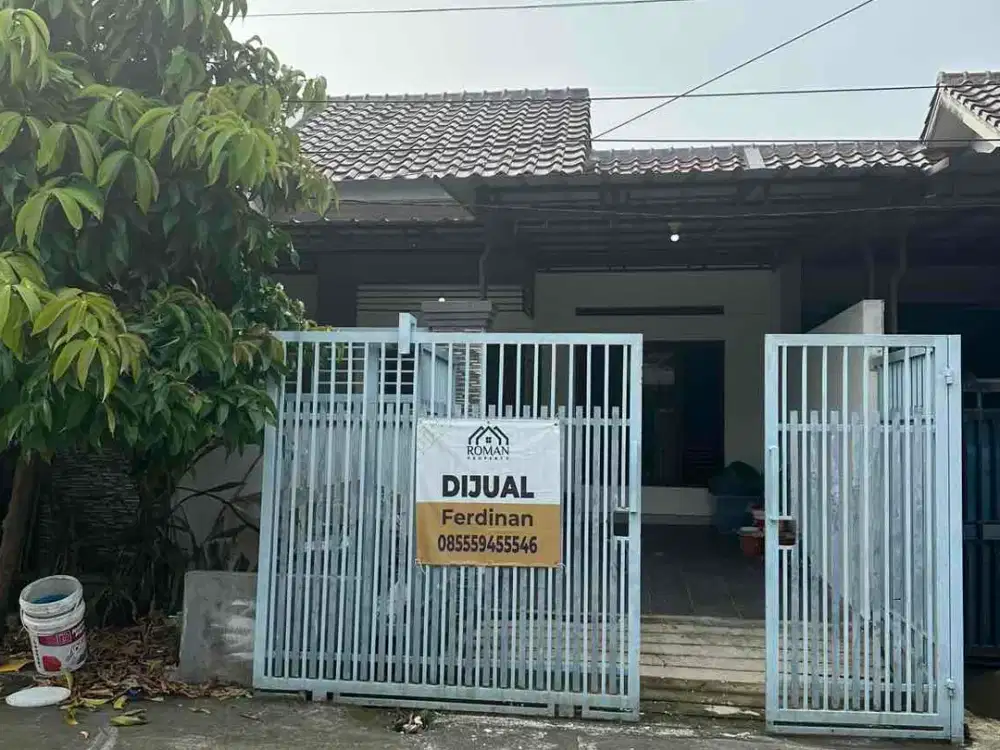 Cuma 5 Menit ke Stasiun Poris Rumah SHM Bebas Banjir