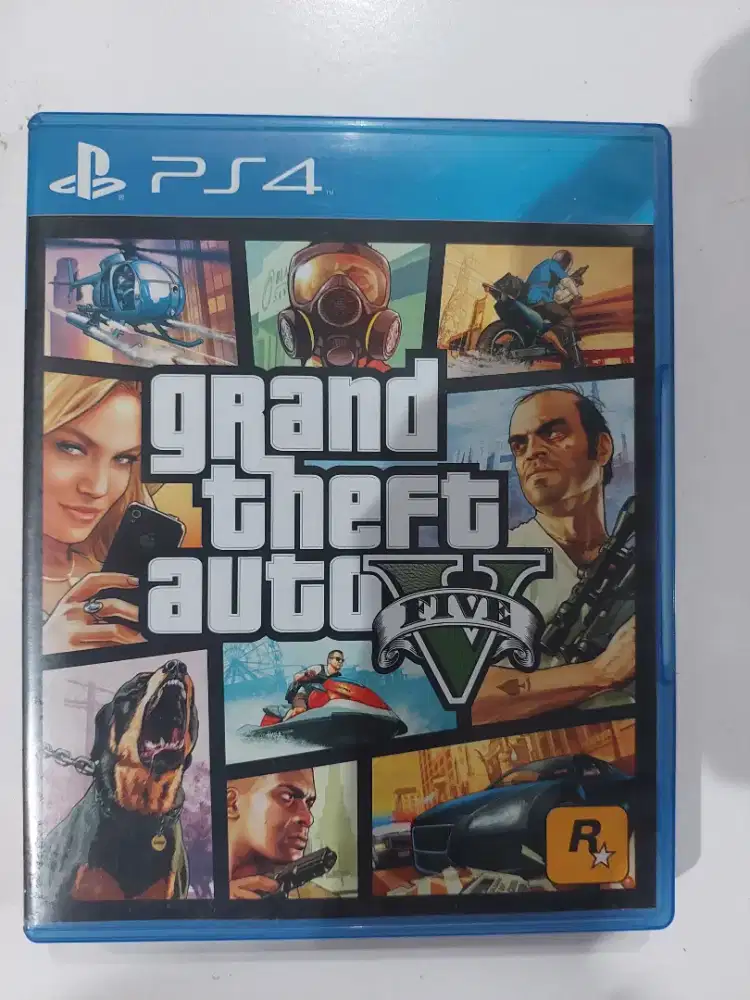 Kaset GTA V PS4 Bekas Region 3