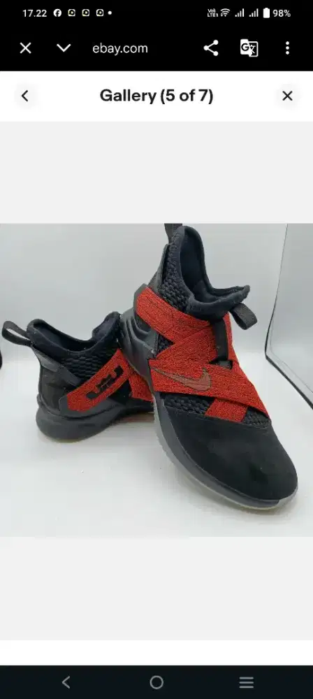 Nike LeBron Soldier 12'Bred' A02609-003