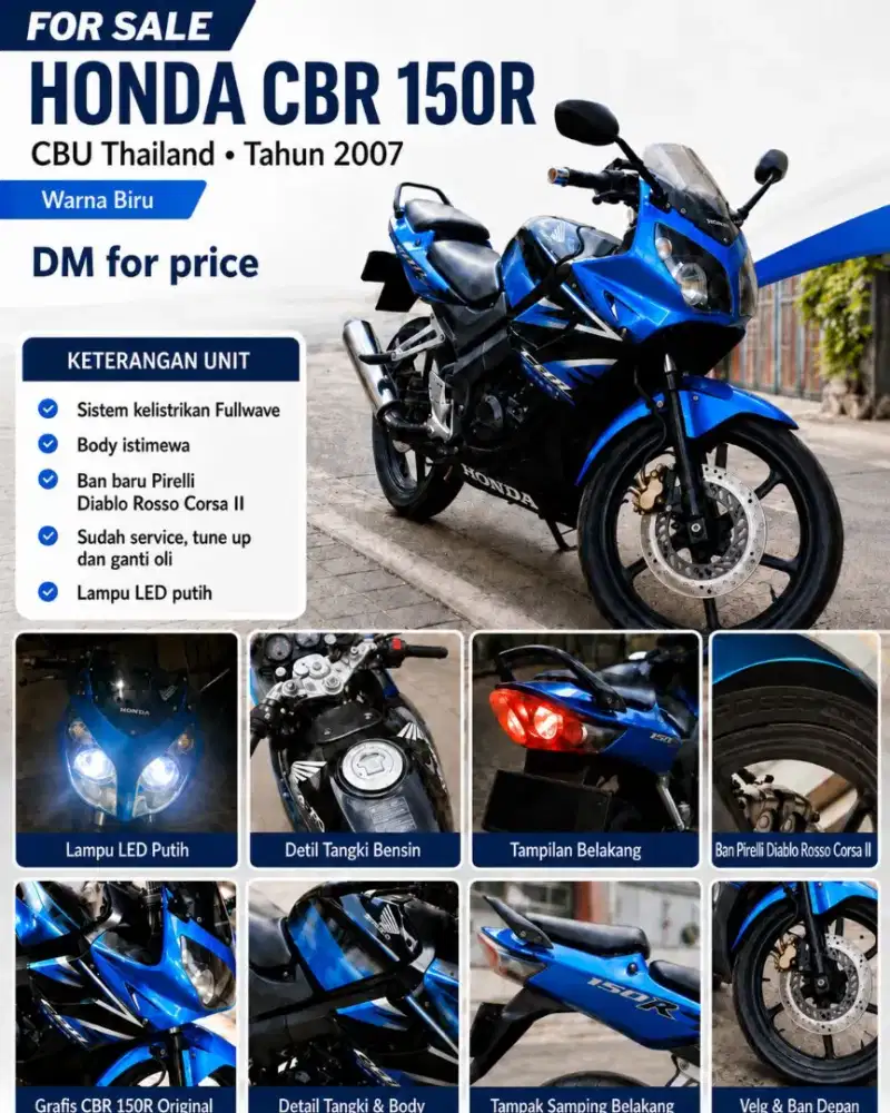 CBR Old CBU Thailand 2007