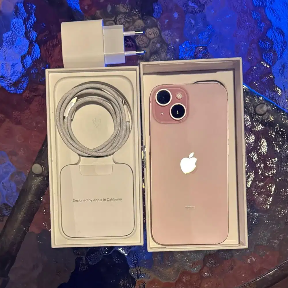 iphone 15 128 ibox pink garansi on panjang