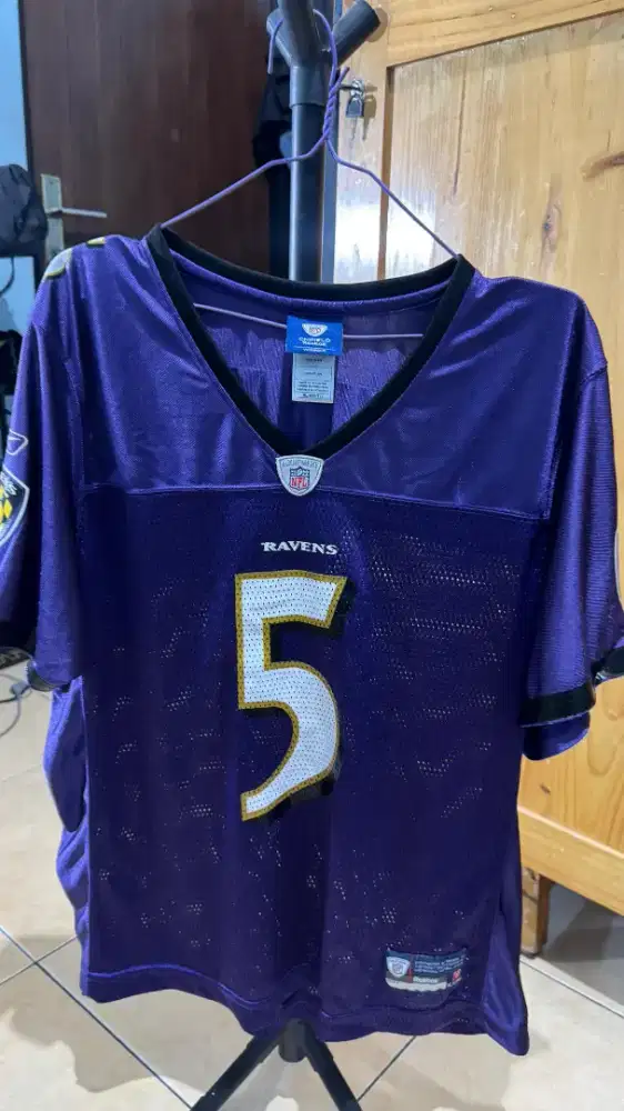 Jersey NFL Reebok JOE FLACCO BALTIMORE RAVENS Purple