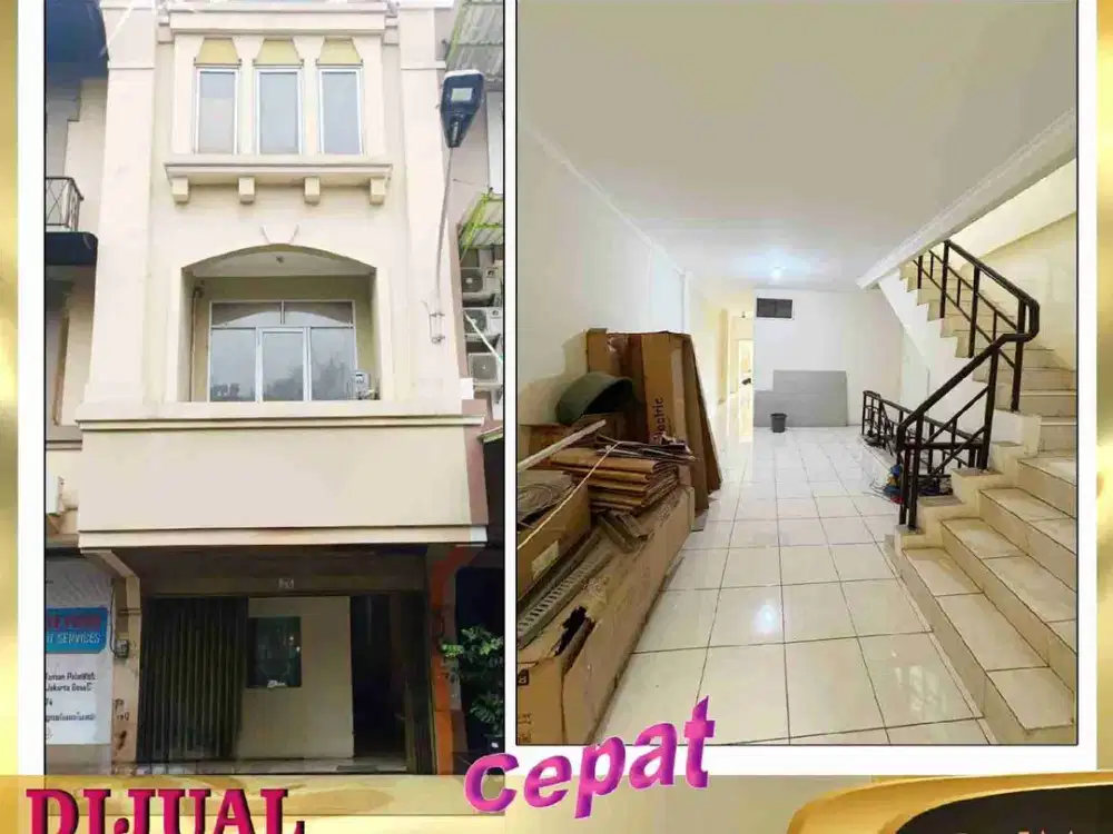 DIJUAL BAGUS  RUKO  3,5 LANTAI DI MUTIARA TAMAN PALEM CENGKARENG TIMUR JAKARTA BARAT