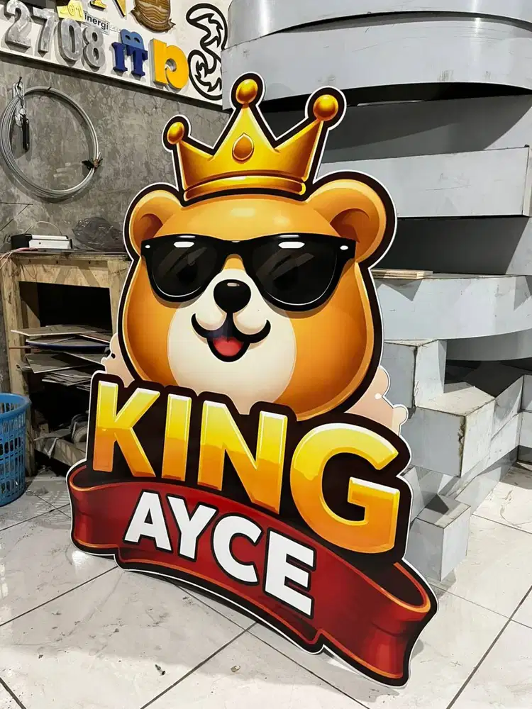 Letter Sign, Huruf Timbul, Logo Neon Box Akrilik, Papan Nama Toko