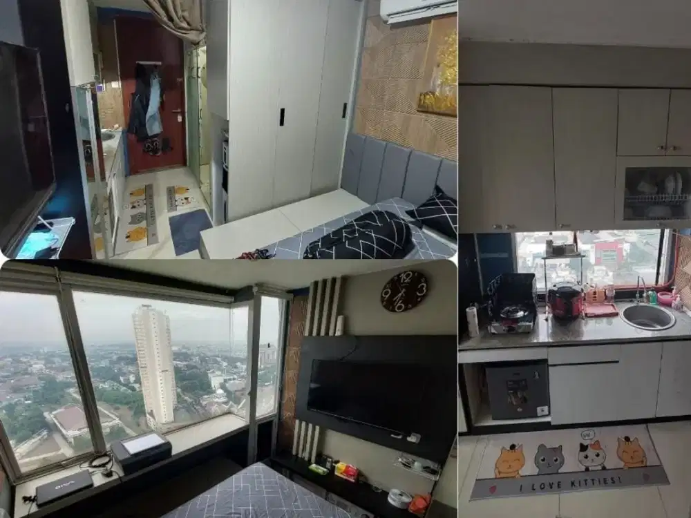 Dijual Cepat Apartemen Saladdin Mansion Depok Tipe Studio Lantai Atas Furnish