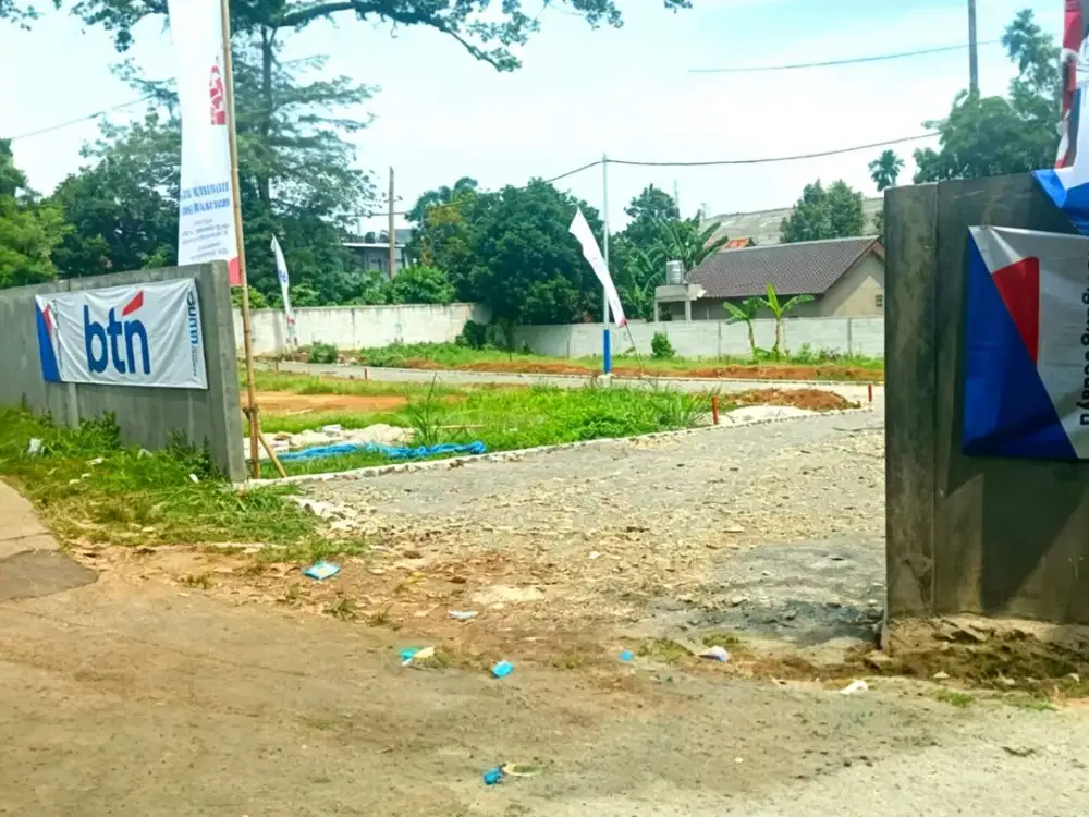 Tanah dijual Harga Murah Bebas banjir akses mobil di Jalan Ciherang Sukatani Depok