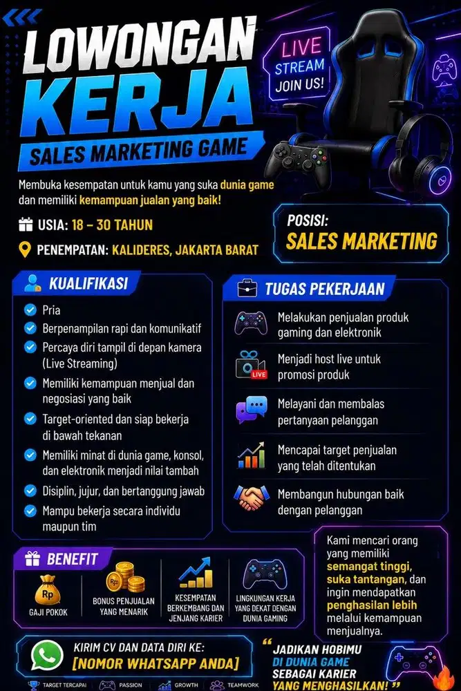 Lowongan kerja sales produk elektronik