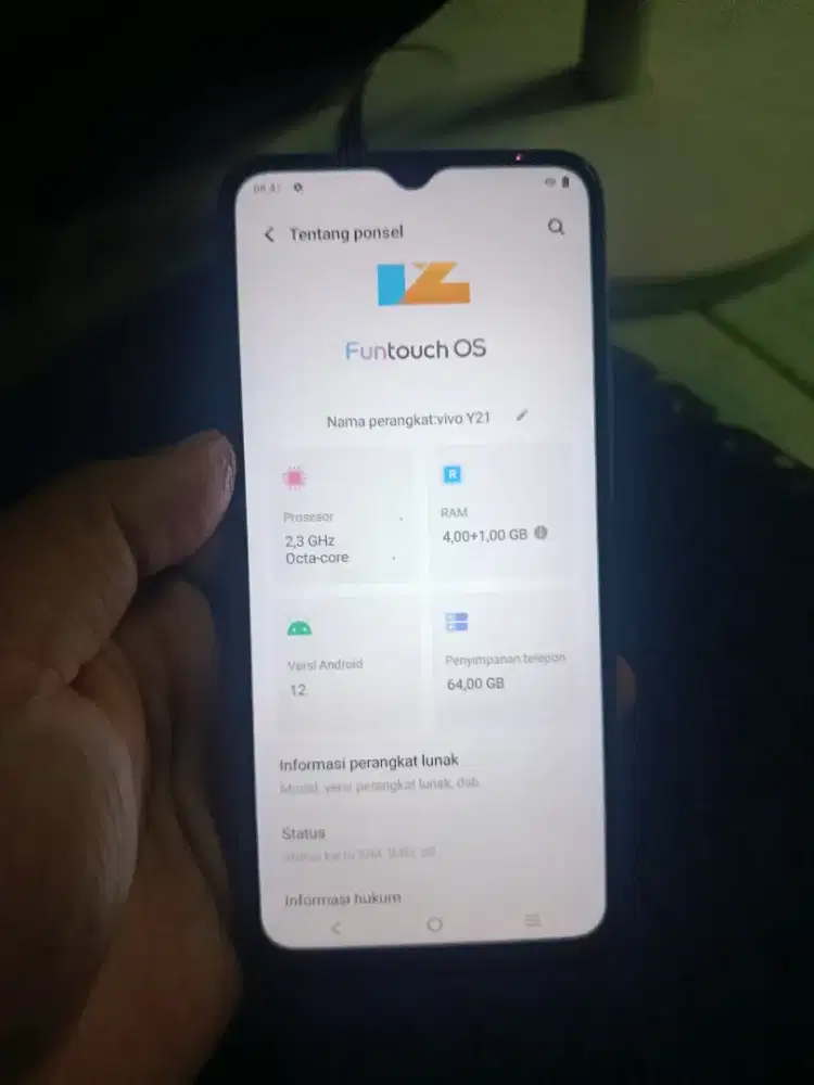 Vivo y21 ram 4/64
