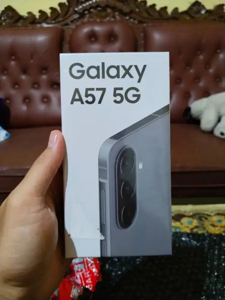 Jual samsung A57 8/256 warna Gray. Masih Segel!!