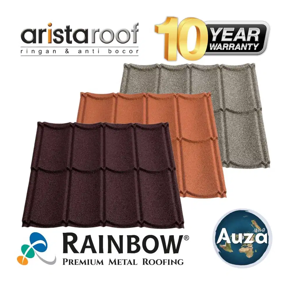 Genteng Metal Pasir Premium 2x4 | Arista Stone-Coated Metal Roofing
