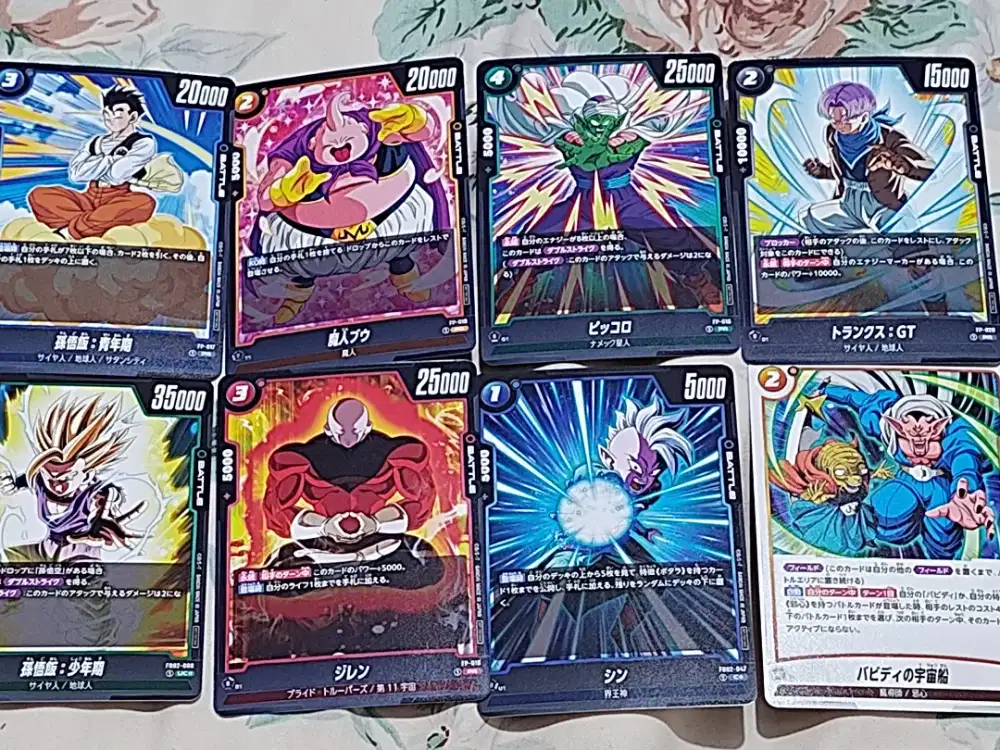 Kartu deck permainan DBS fusion world