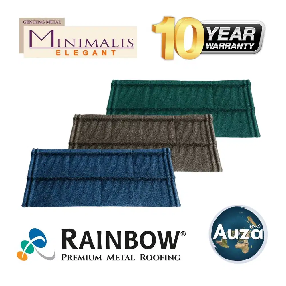 Genteng Metal Pasir Premium 1x4 | Minimalis Allure Stone-Coated Metal