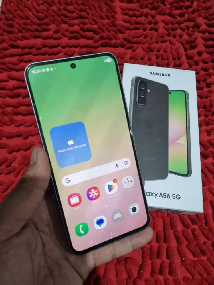 Samsung A56 5g NFc ram 8+8/256 mulus like new