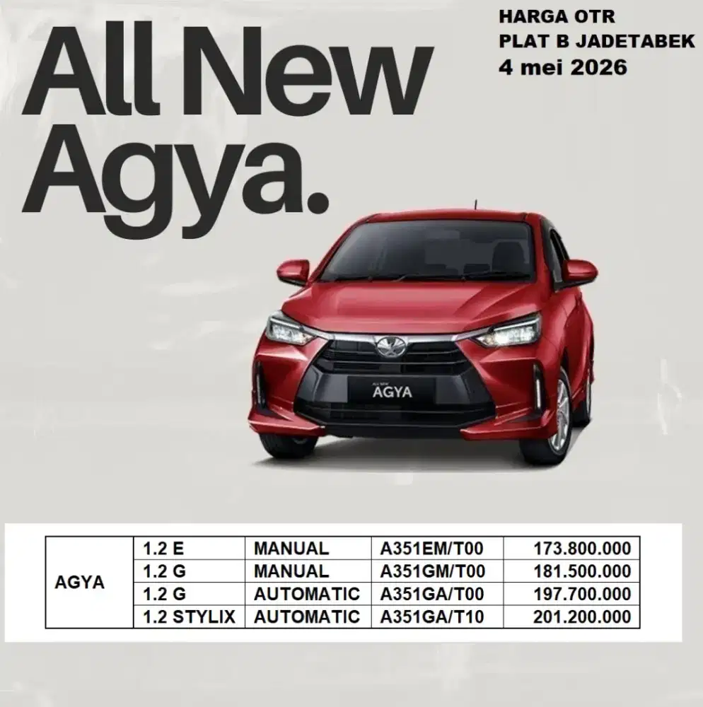 All new Agya 2026