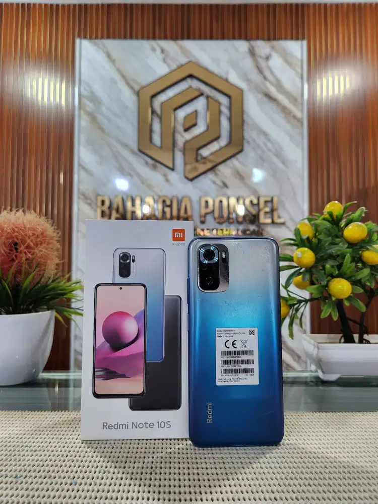 Redmi Note 10S Ram 8+8Gb/ 128Gb Fullset Mulus Original 100% Bergaransi