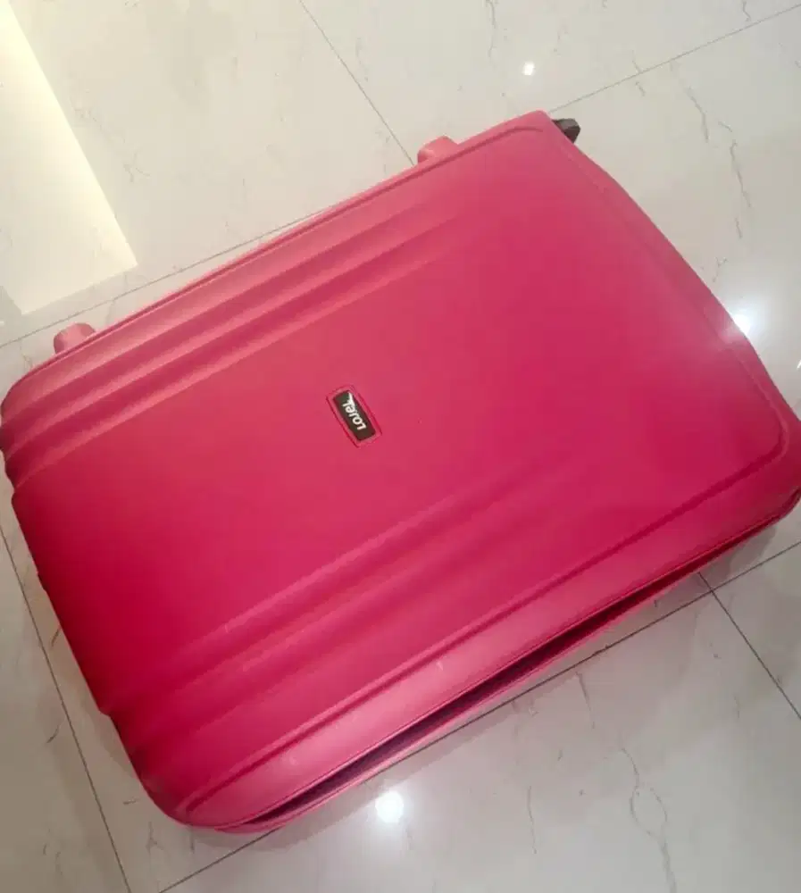KOPER Lojel Pink Lineo 32in XXL BAGASI BESAR BIG LUGGAGE SPINNER