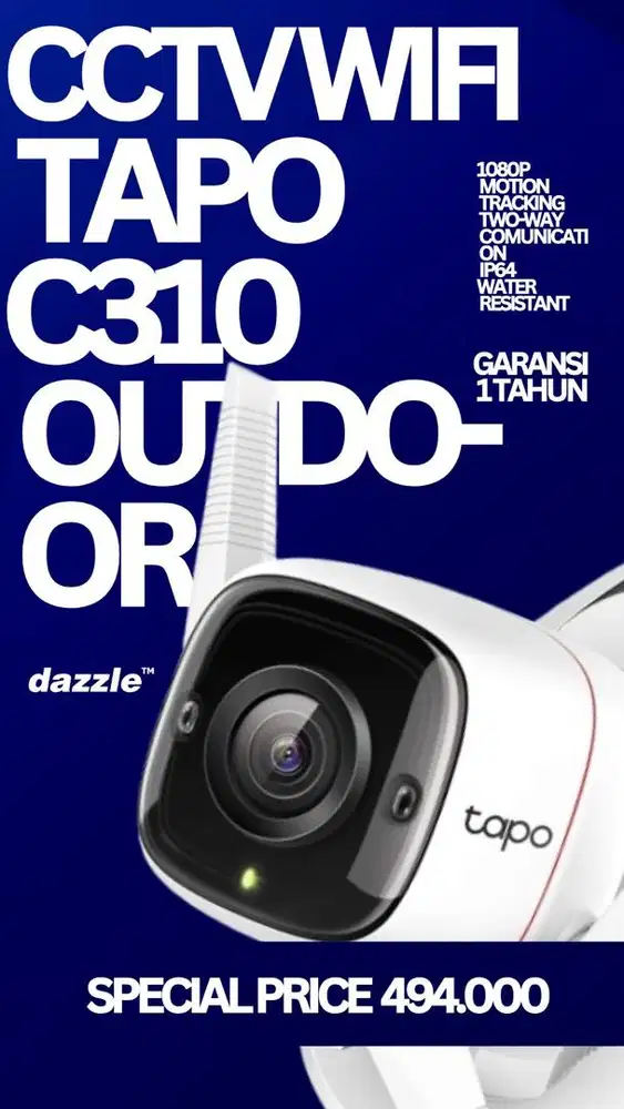 CCTV TAPO C310 OUTDOOR GARANSI 1 TAHUN