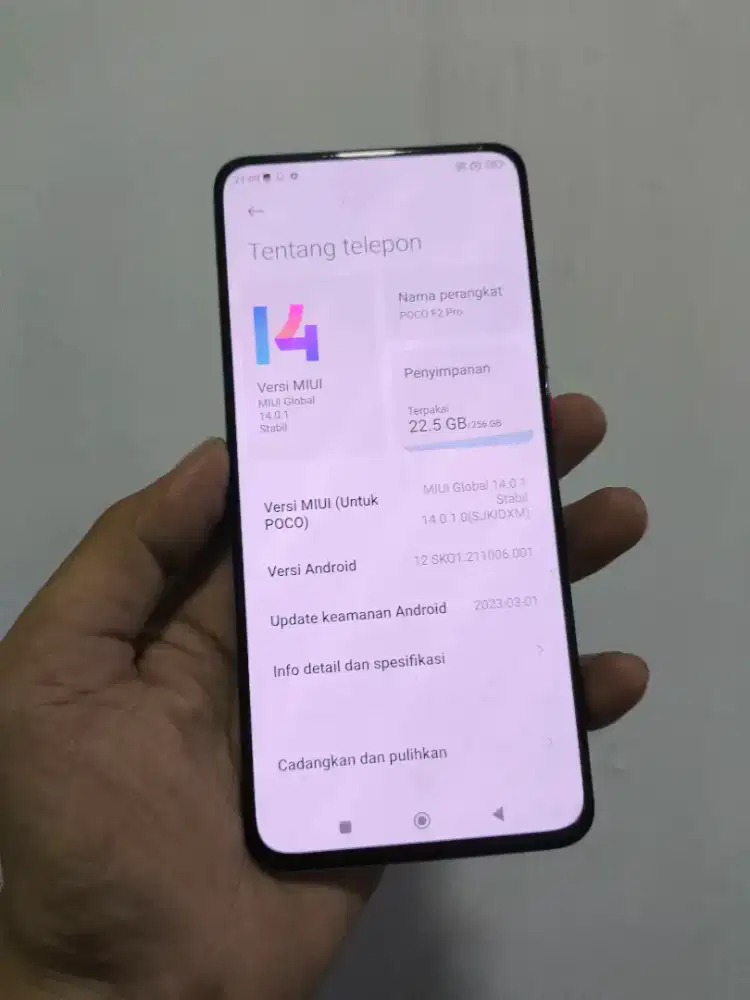 Poco f2 pro 5g 8/256 hp casan