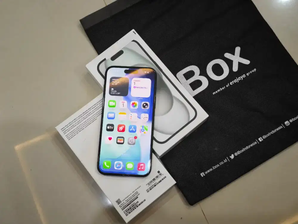 Iphone 15 PLUS 256GB IBOX bisa TT atau CASH