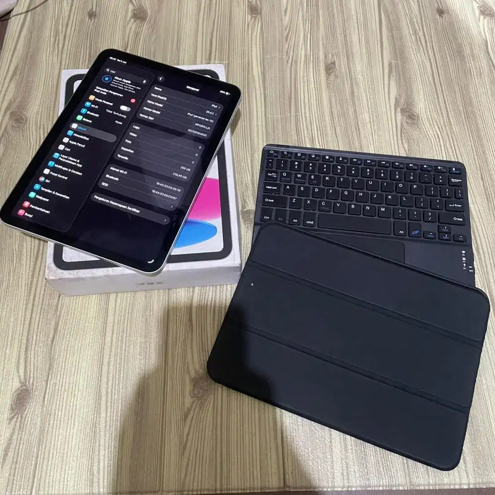 ipad 10 256gb wifi mulus Bonus keyboard Bisa COD dan TT