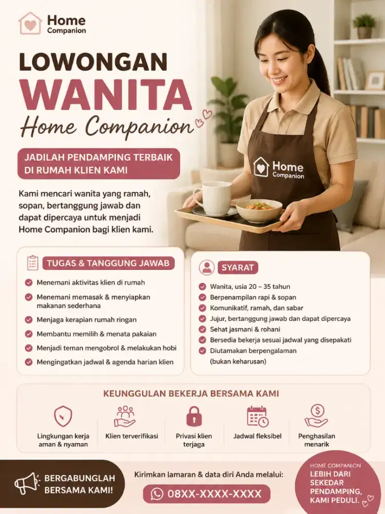 Home Companion - pendampingan aktivitas sehari-hari non-medis