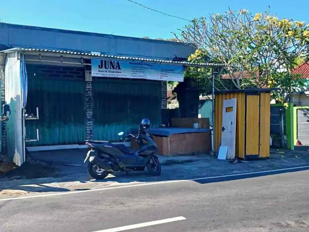 jual tanah Mengwi pinggir jalan bonus ruko dan rumah