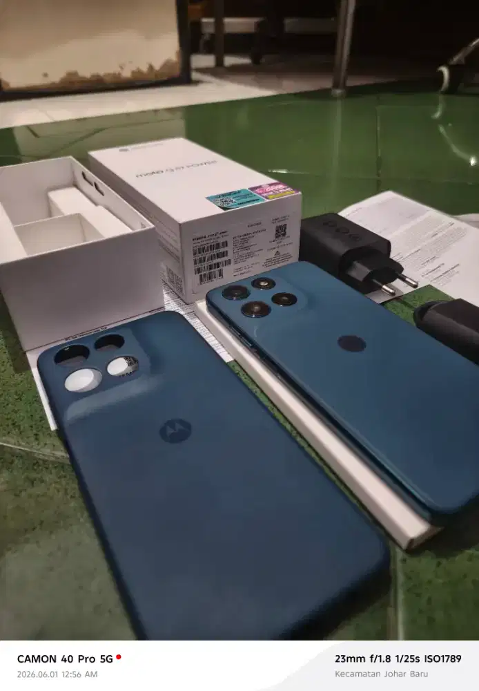 Motorola G57 Power 5G 8/256 garansi, no minus, mulus, fullset