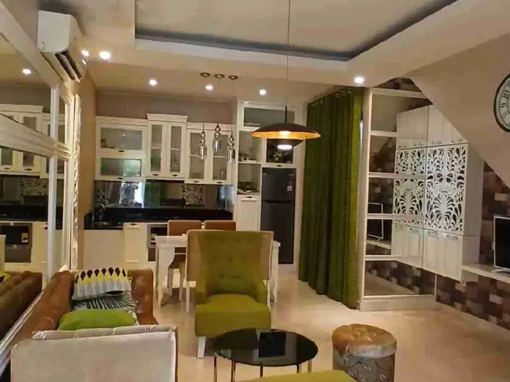 Disewakan rumah full furnish cluster eropa sedayu city