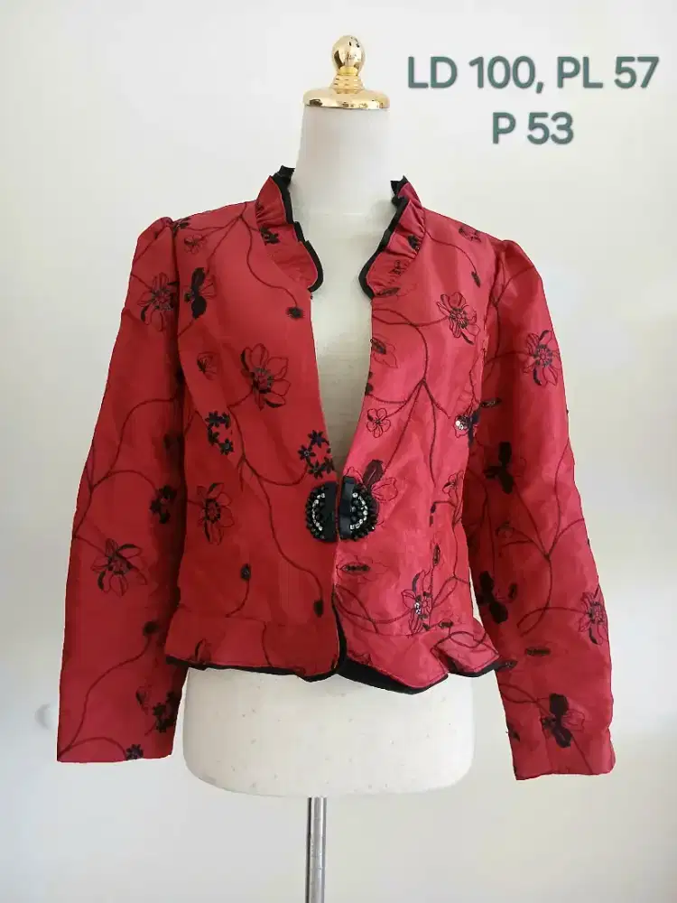 Blazer bordir payet sz L-XL, preloved