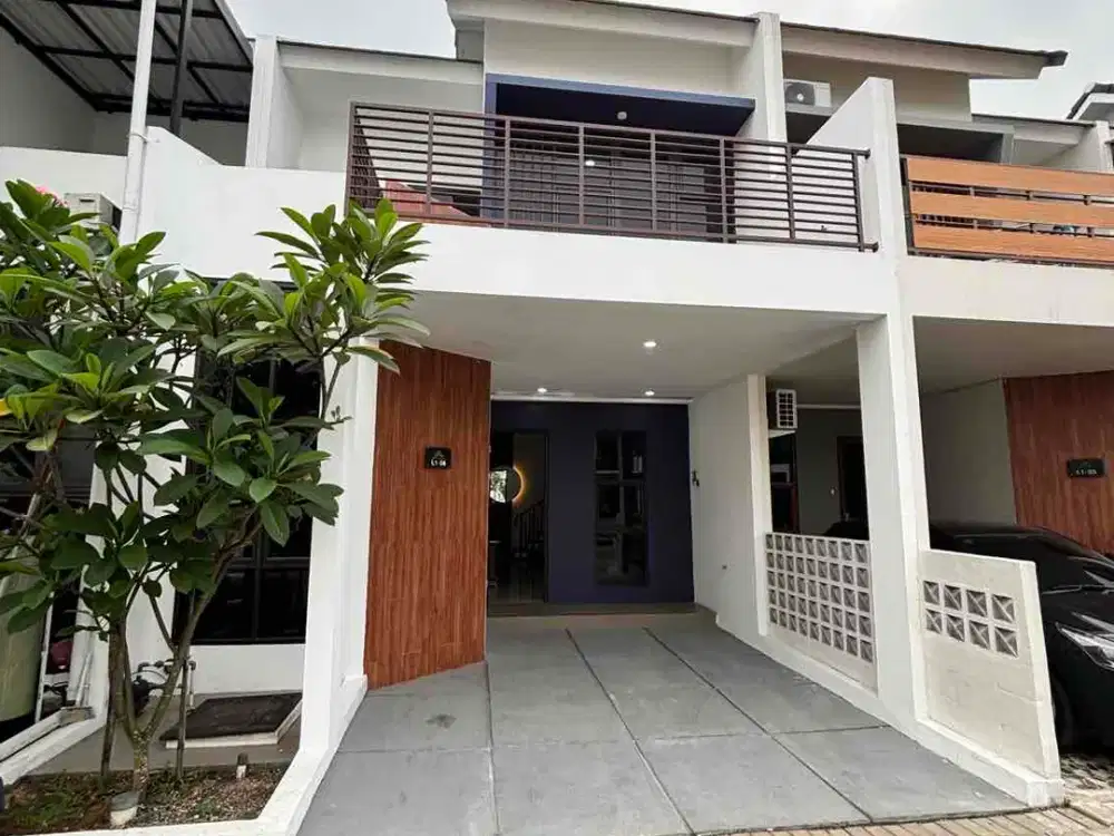 Rumah 2 lantai siap huni Full furnished dekat tol