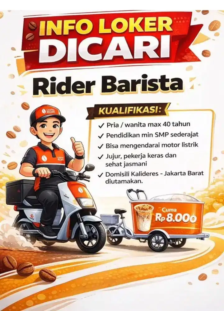 RIDER GEROBAK KOPI
