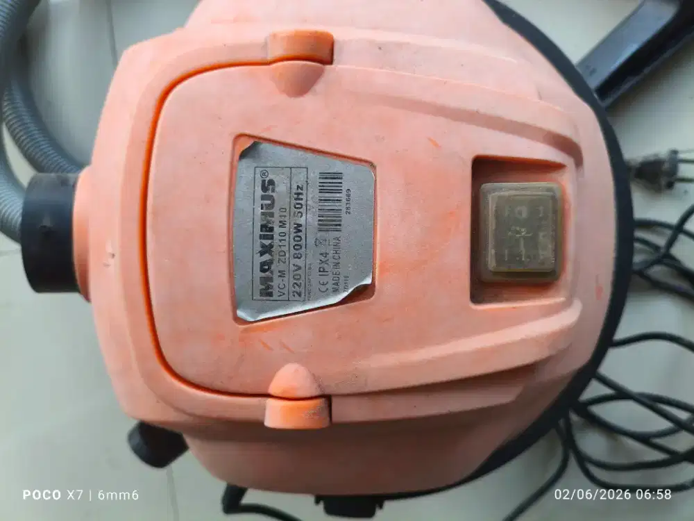Vacum cleaner Maximus, normal no minus hisapan dan semburan kencang.