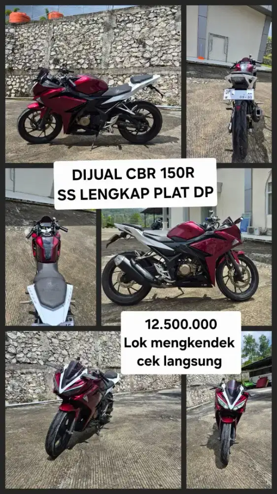 DIJUAL CBR 150R 2016 SS LENGKAP