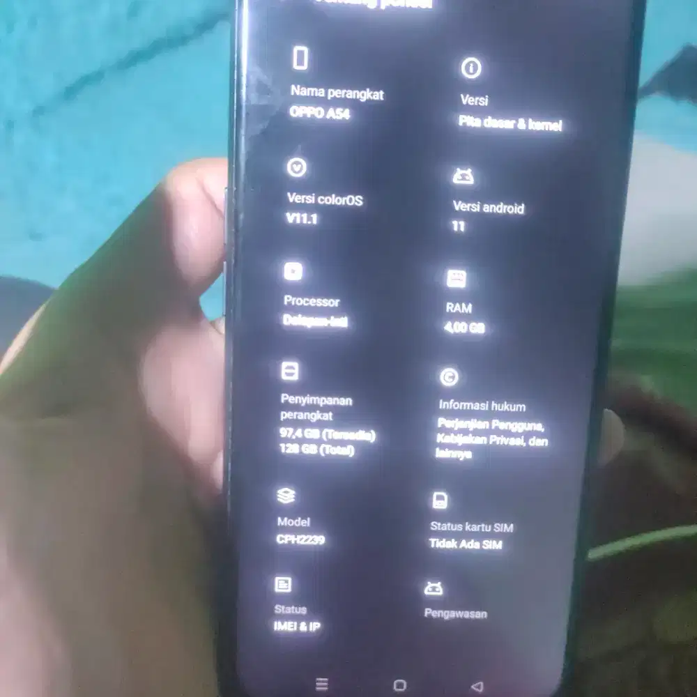 Oppo A54 ram 4/128 4G