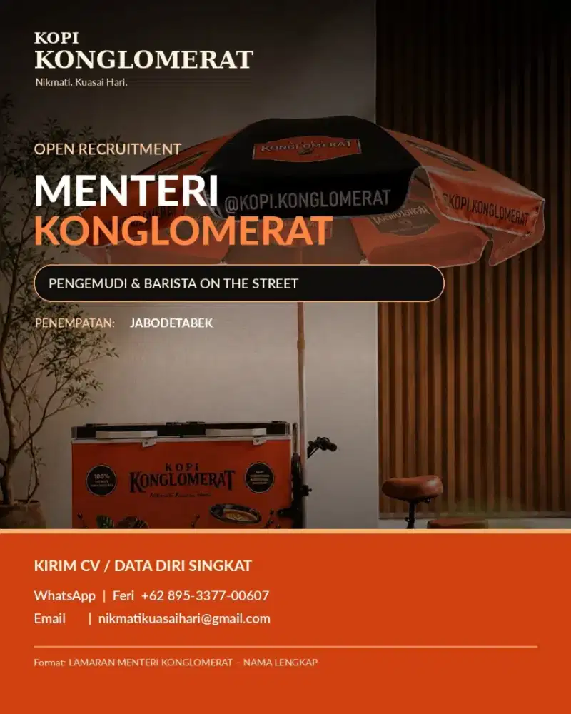 Pengemudi dan Barista On The Street
