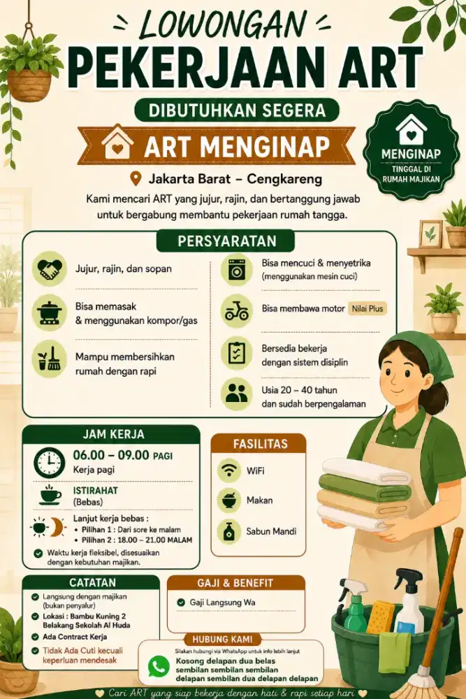 SEGERA DI BUTUHKAN ART MENGINAP