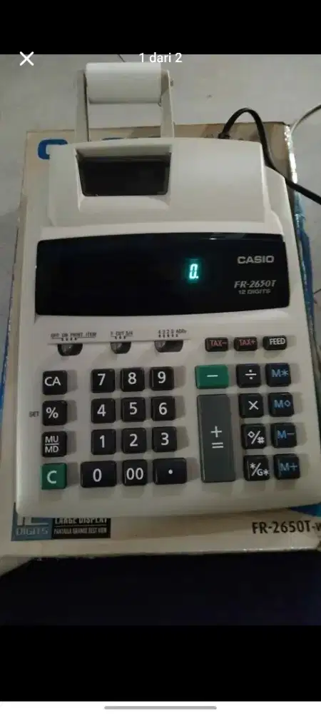 Jual kalkulator struk. Merk CASIO