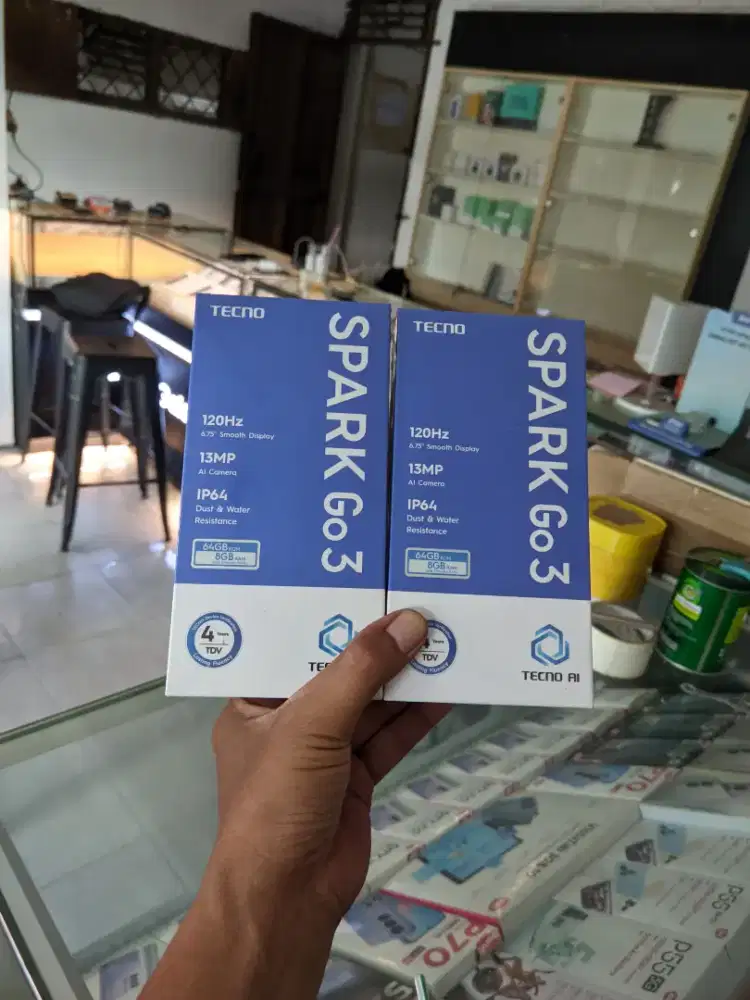 [ Fast respon WA ] Tecno Spark GO3 4+4/64 Garansi resmi 13bln