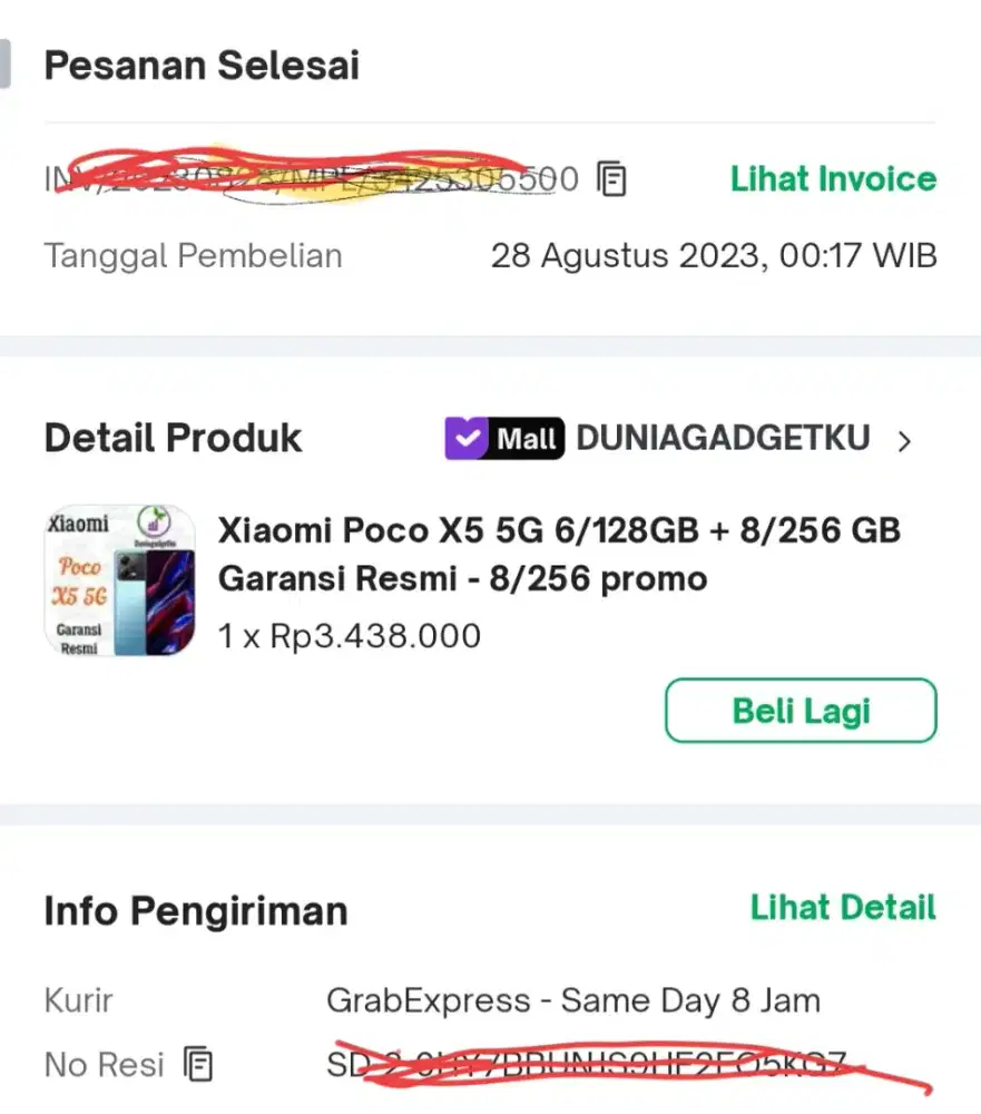 (50LD 0ut) Poco X5 5G RAM 8/256 NFC AMOLED 120Hz