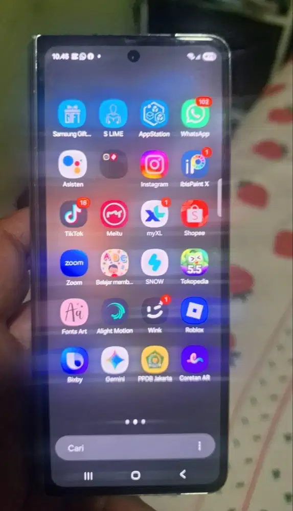 Samsung Z Fold 4 Fulset Lkp Eks Grnsi Sein 8/256 Mulus