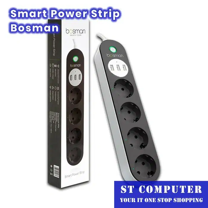 Smart Power Strip Bosman with USB Fast Charging Ports