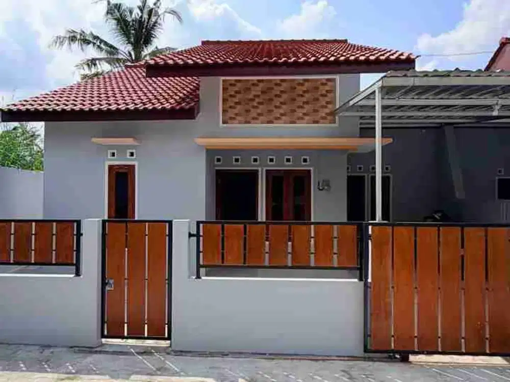 RUMAH BARU CANTIK MINIMALIS - HARGA SUPER EKONOMIS DALAM CLUSTER 5 UNIT DI BIMOMARTANI