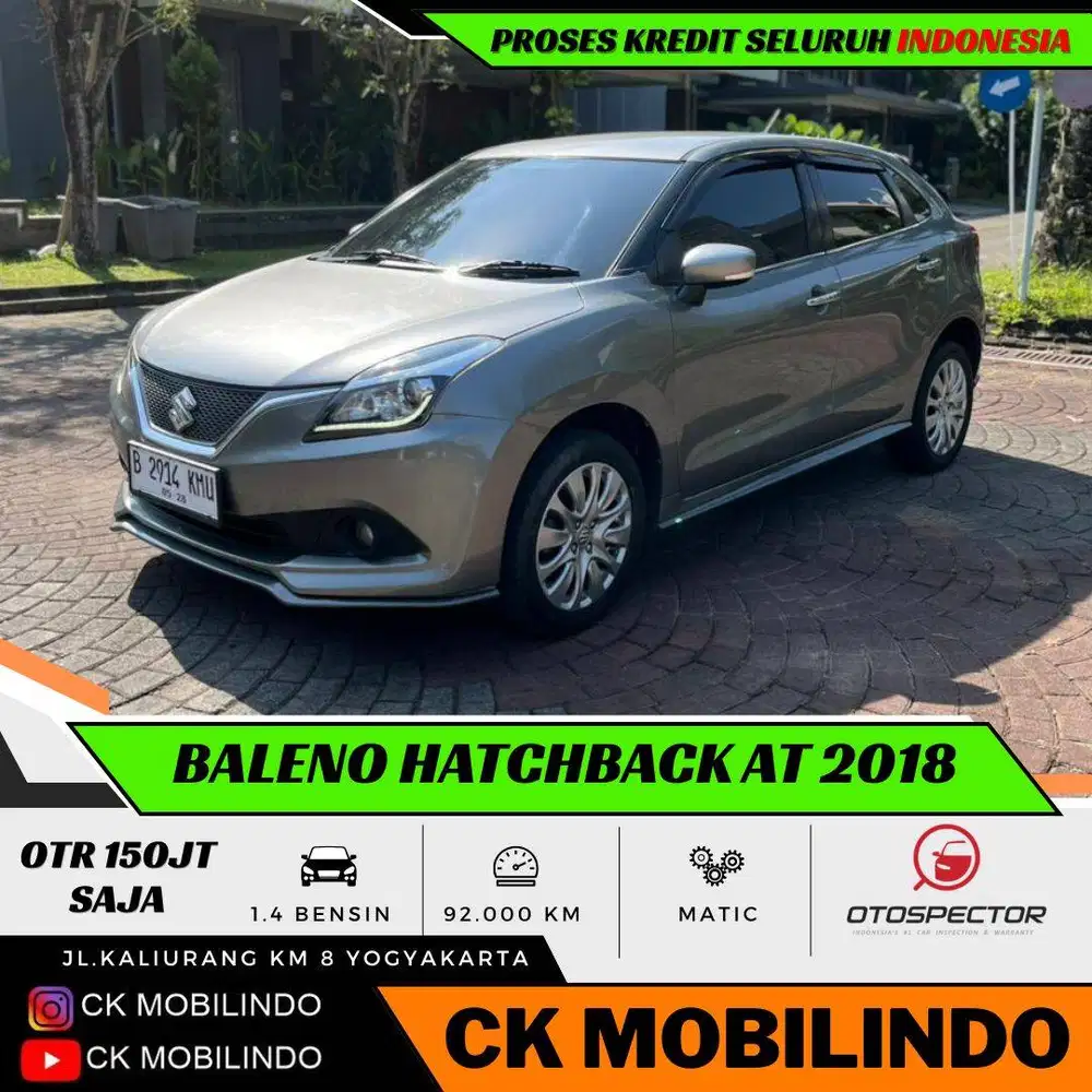 Suzuki Baleno Hatchback Matic 2018 Pajak Baru DP Minim Kredit Murah